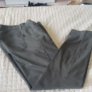 Olive ankle pants